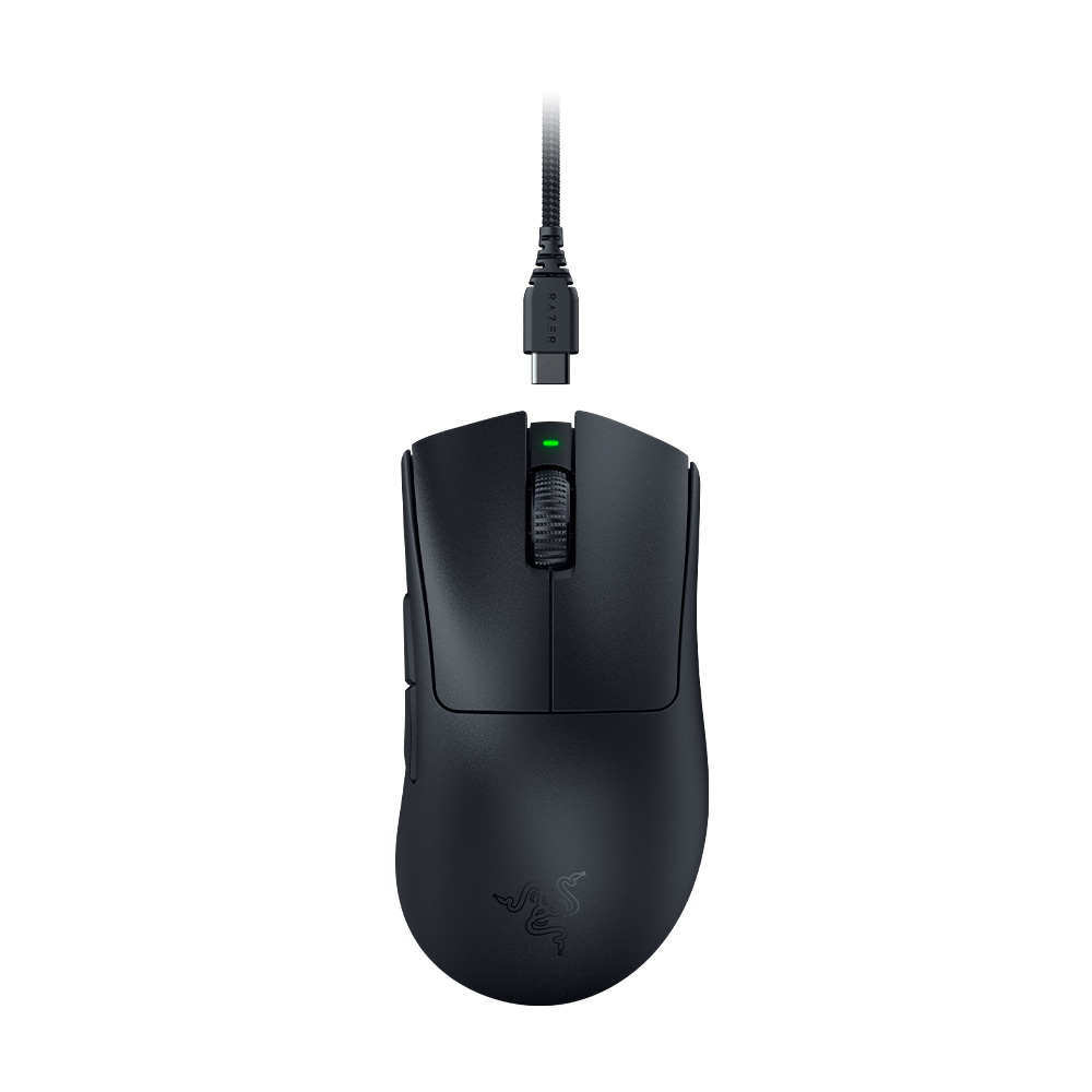 เมาส์เกมมิ่ง Razer Gaming Mouse Deathadder V3 Pro Black - Image 3