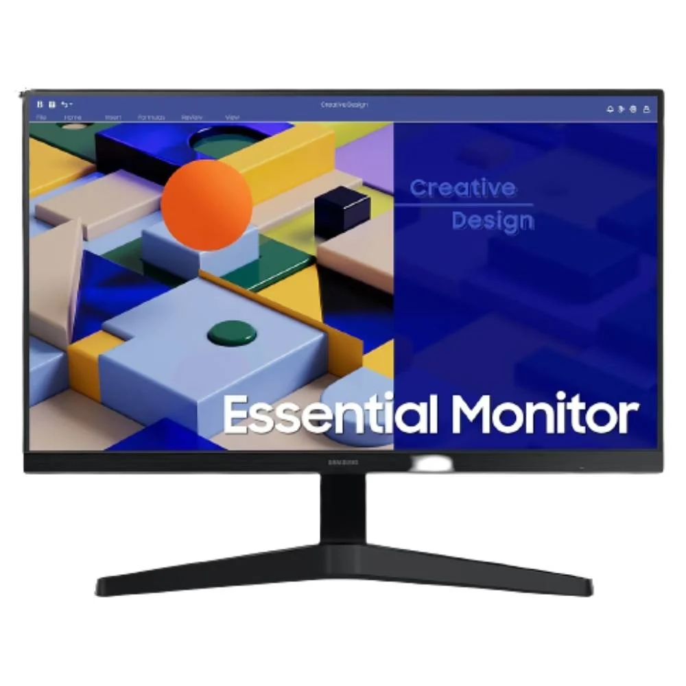 จอมอนิเตอร์ SAMSUNG Essential Monitor S3 S310C LS27C310EAEXXT (IPS FHD 75Hz)