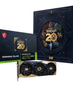 การ์ดจอ MSI GeForce RTX 4070 SUPER 12G Gaming Slim World of Warcraft Edition