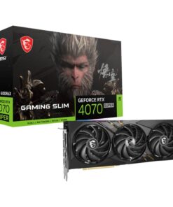 การ์ดจอ MSI GeForce RTX 4070 SUPER 12G Gaming Slim Wukong Edition