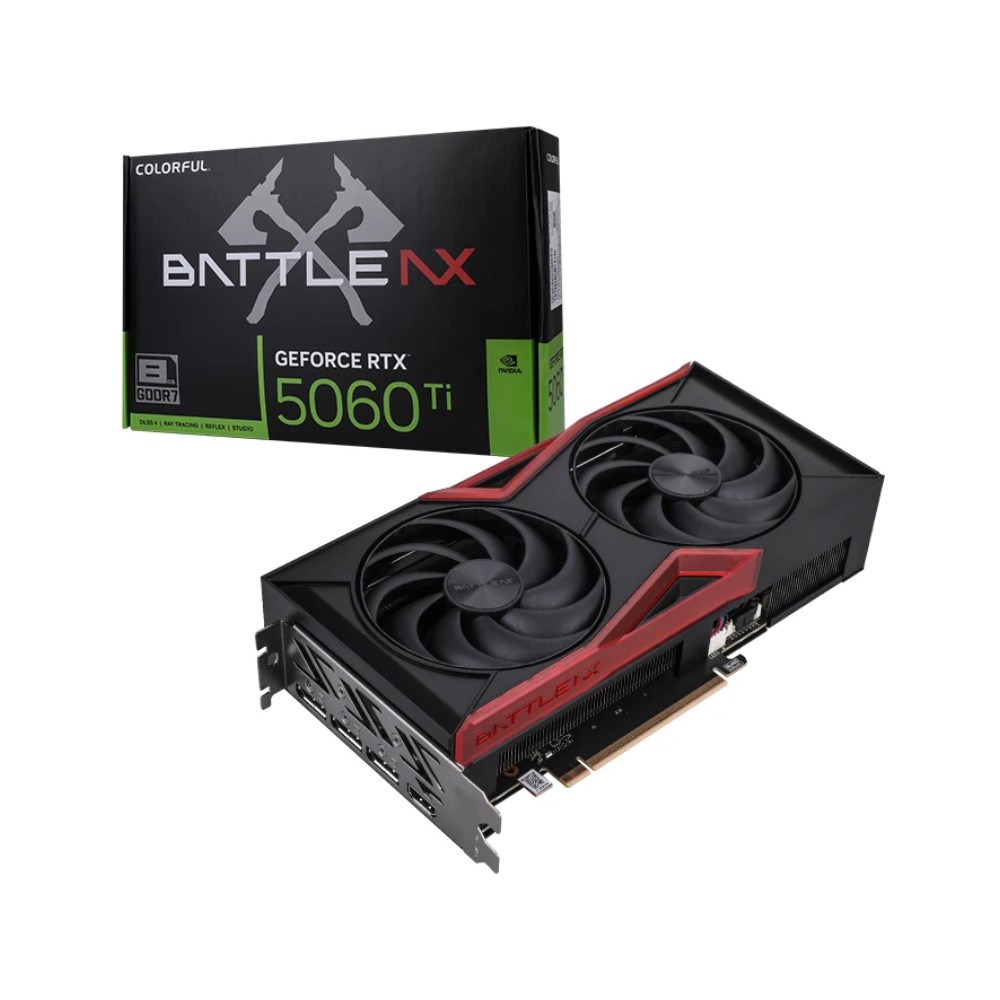 การ์ดจอ COLORFUL GeForce RTX 5060 Ti NB DUO 8GB-V 8GB GDDR7 128-bit