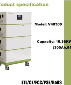 โรงงาน ODM และ OEM พลังงานสูง V48300 51.2V 300Ah 15.36kwh LiFePo4 Prismatic แบตเตอรี่เก็บพลังงานในครัวเรือน